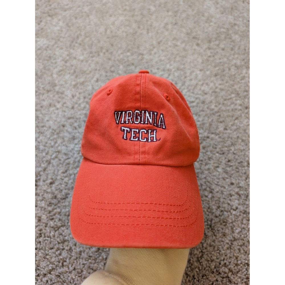 Legend Virginia Tech Hokies Orange Embroidered Adjustable Dad Hat Baseball Cap